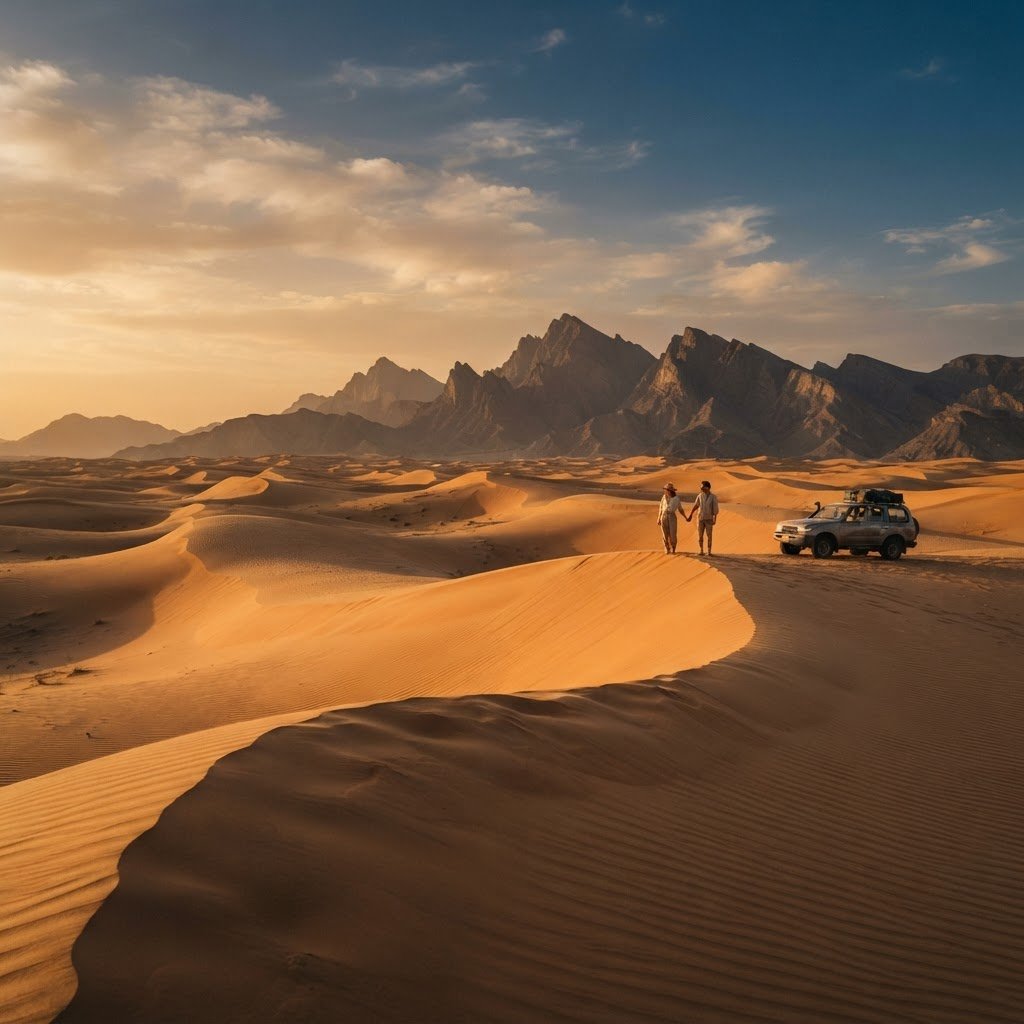 Desert, Mountains & Sea — Jebel Shams · Wahiba Sands · East Coast