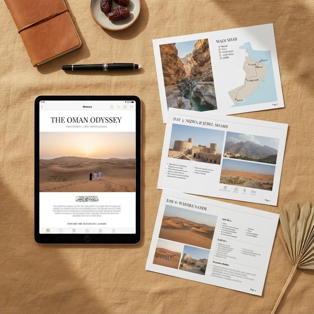 Preview of the The Oman Honeymoon PDF guide